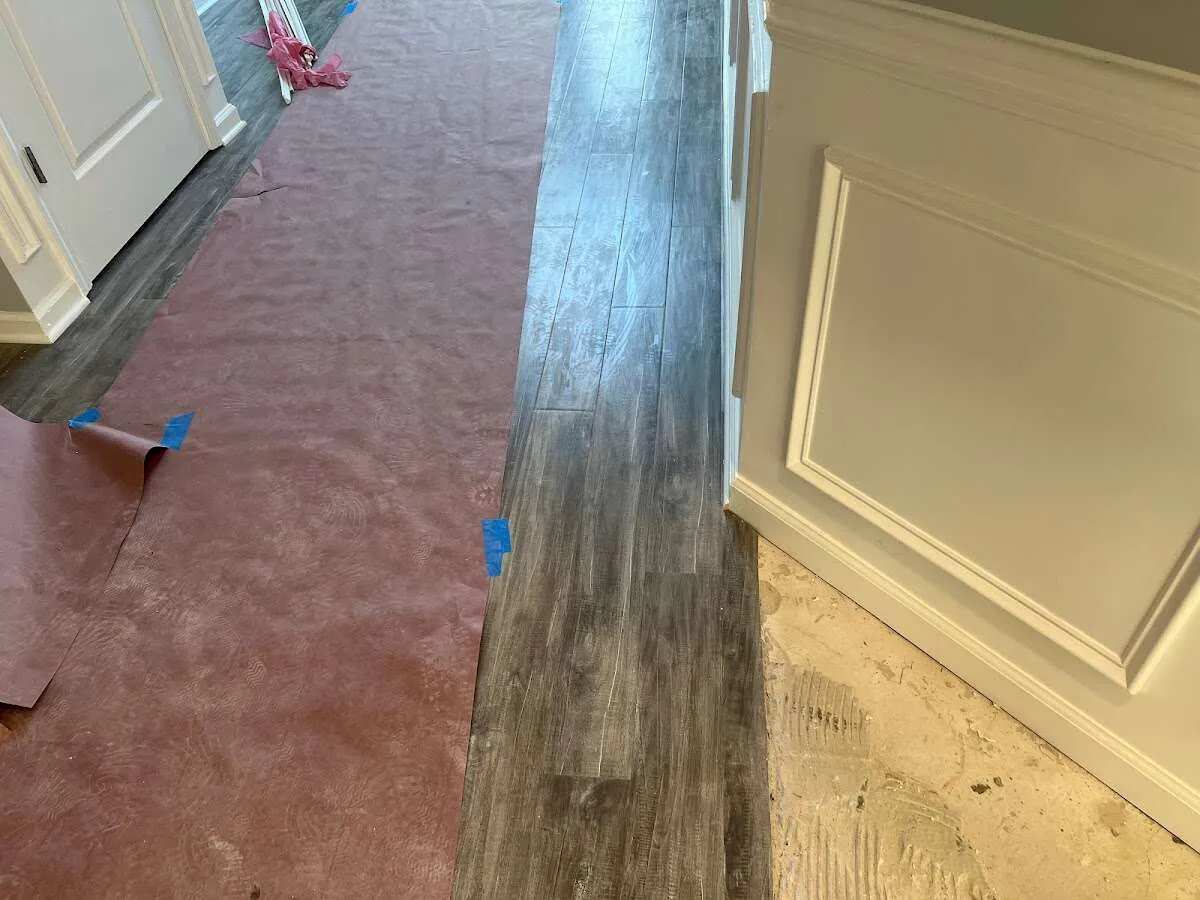 Completed marble shower restoration in Harwinton